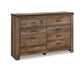 Trinell King Poster Bed with Dresser, Chest and 2 Nightstands