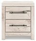 Lawroy Full Panel Bed with Mirrored Dresser, Chest and Nightstand