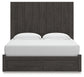 Fraluna King Panel Storage Bed with Mirrored Dresser
