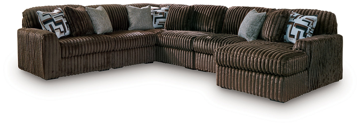 Midnight-Madness 6-Piece Sectional with Chaise