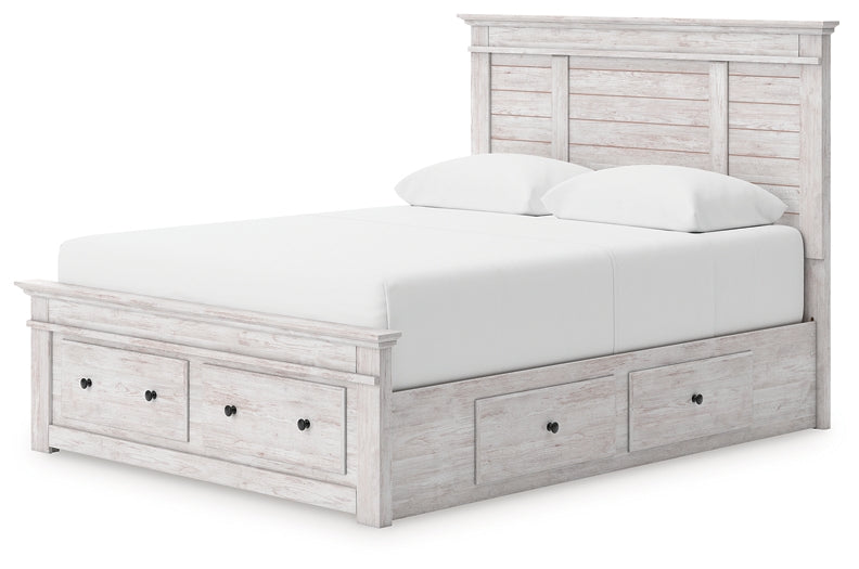 Makidern Queen Panel Storage Bed