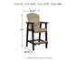 Fairen Trail Tall Barstool (2/CN)