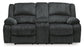 Draycoll DBL REC PWR Loveseat w/Console