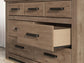 Garistyn Queen Panel Bed, Dresser and Mirror