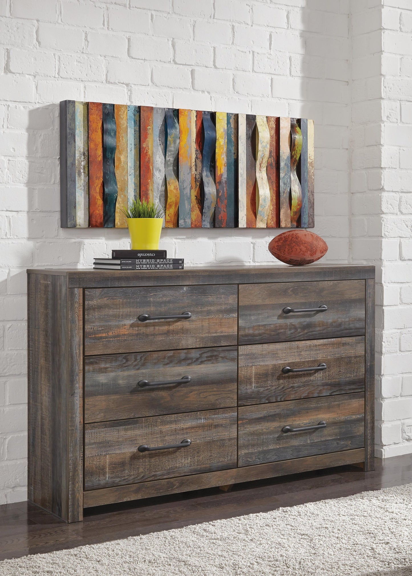 Drystan Six Drawer Dresser
