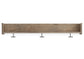 Oliah Wall Mounted Coat Rack w/Shelf
