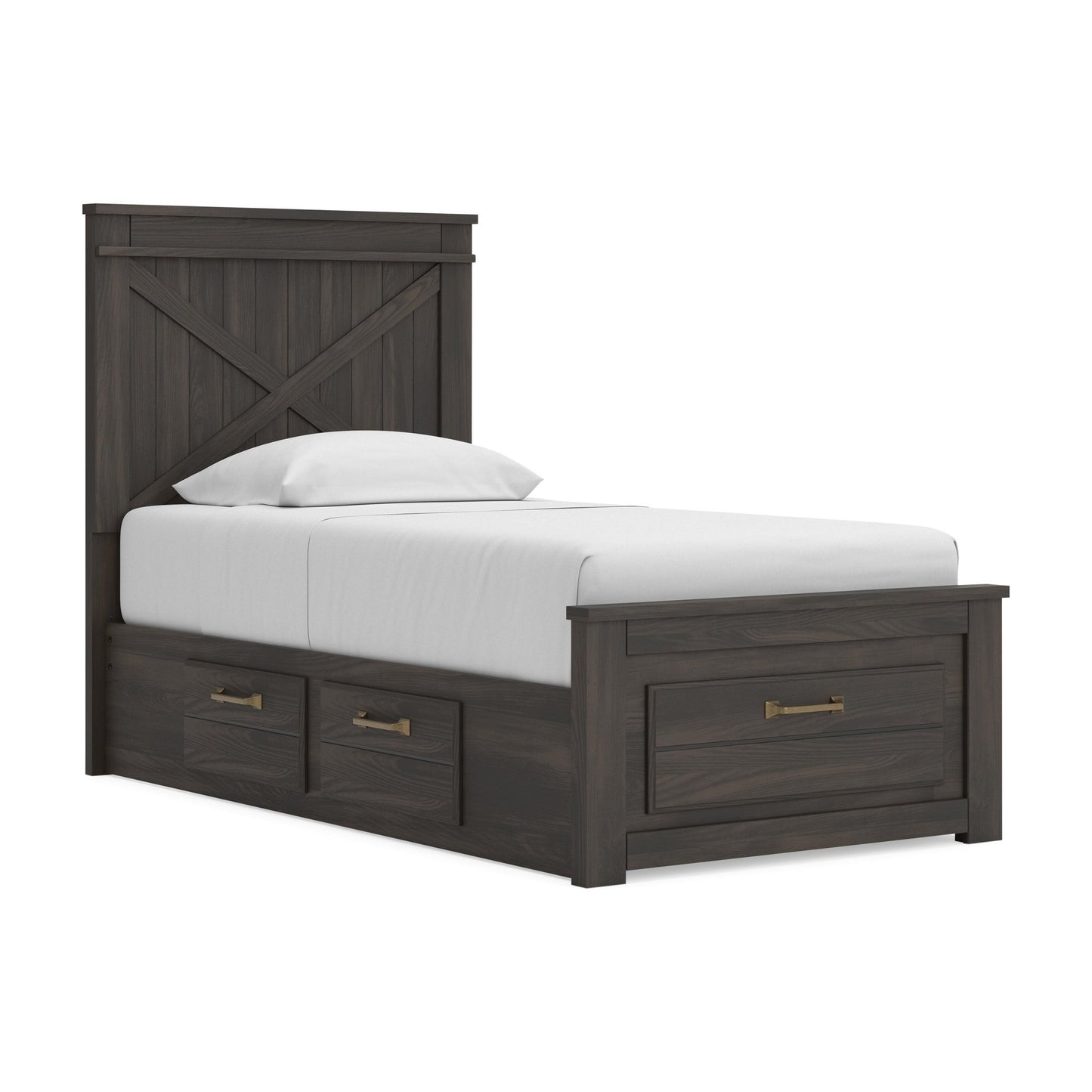 Vonitta Bay Twin Panel Storage Bed