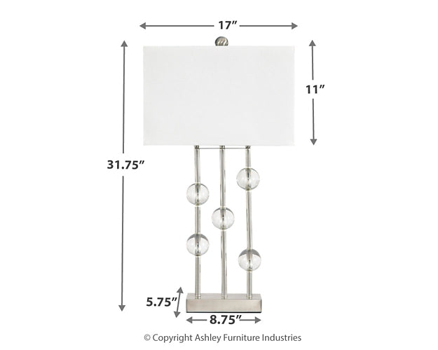 Jaala Metal Table Lamp (1/CN)