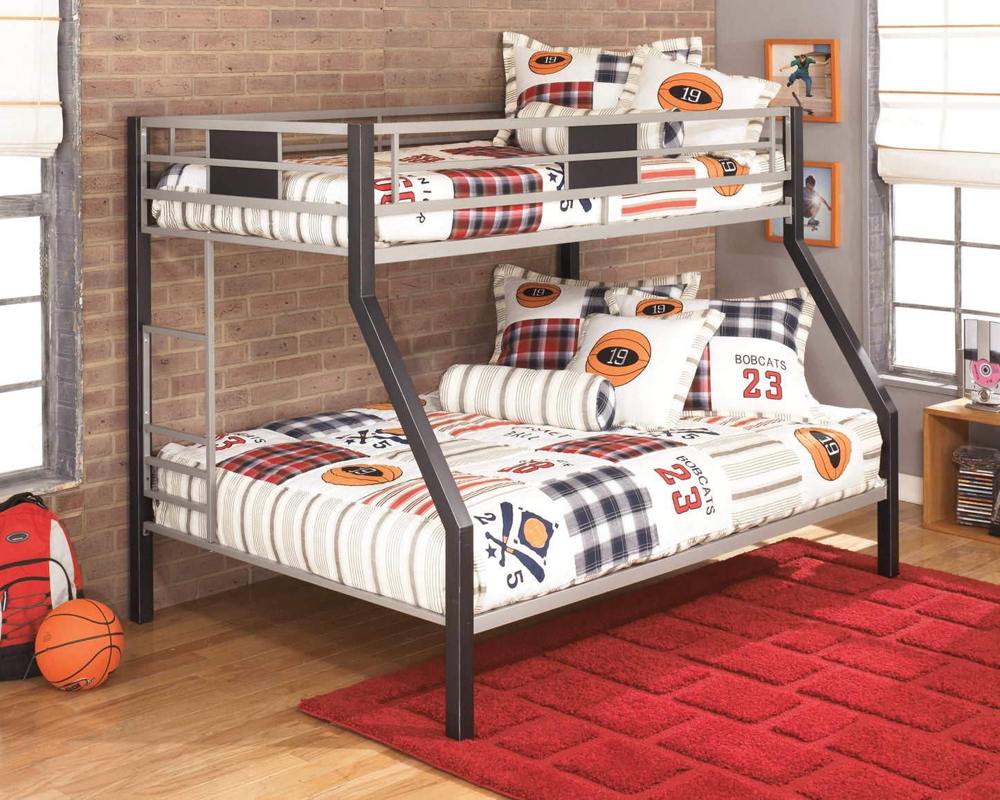 Dinsmore Twin/Full Bunk Bed w/Ladder