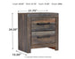 Drystan Two Drawer Night Stand